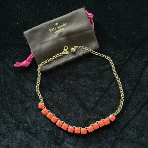 Kate Spade Necklace Hot Pink